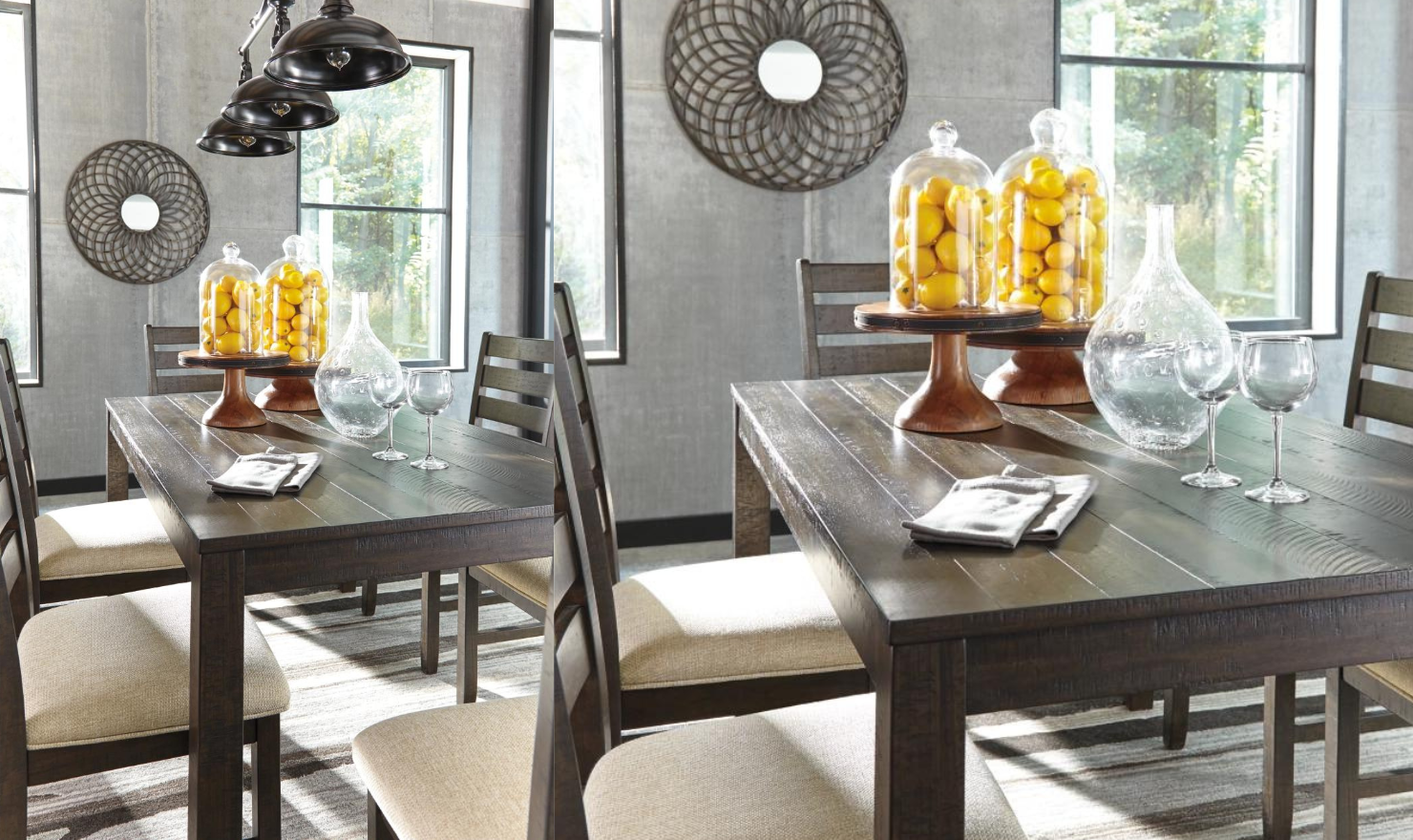 Rokane Dining Room Table Set (7/CN)