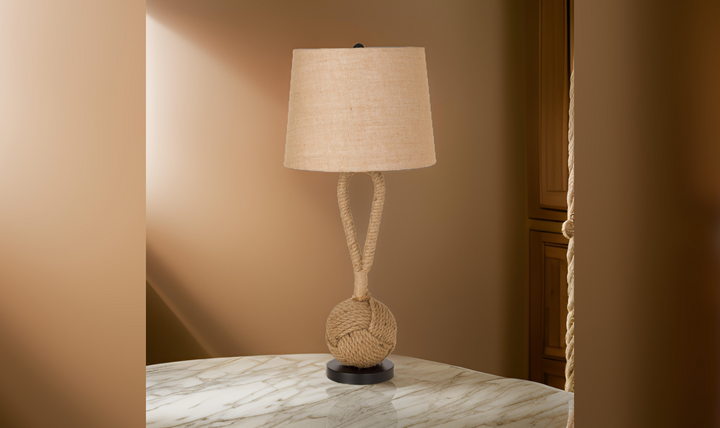 Rope 29" Table Lamp, Natural color (Set of 2)