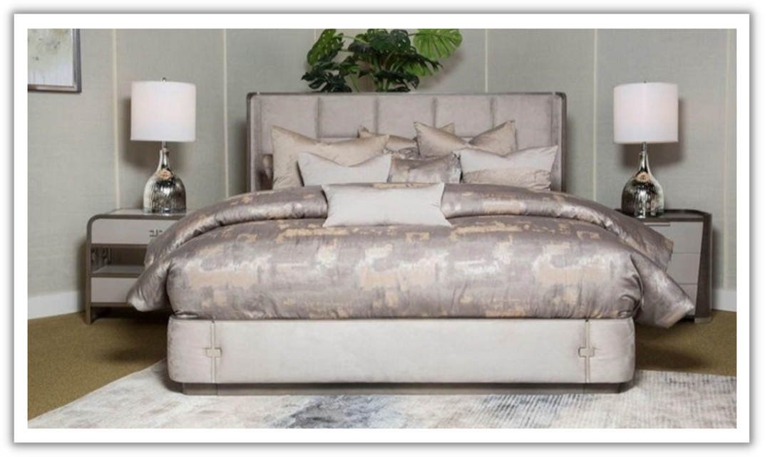 Roxbury Park Gray Wooden Bedroom Set (King/Queen Bed)
