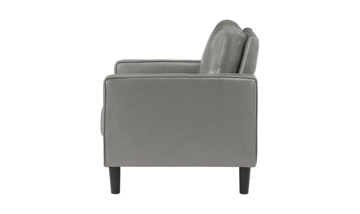 Modern Heritage Ruth Contempoary Accent Chair with Track Arms
