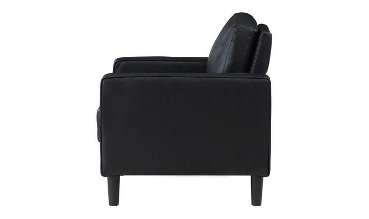 Modern Heritage Ruth Contempoary Accent Chair with Track Arms