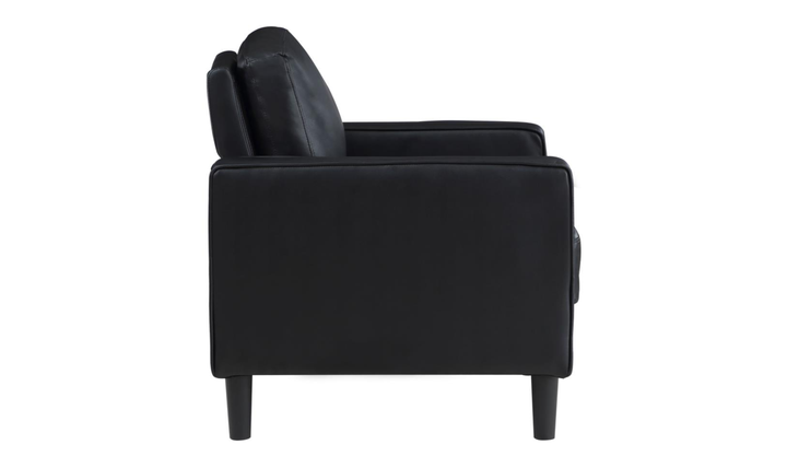Modern Heritage Ruth Contempoary Accent Chair with Track Arms