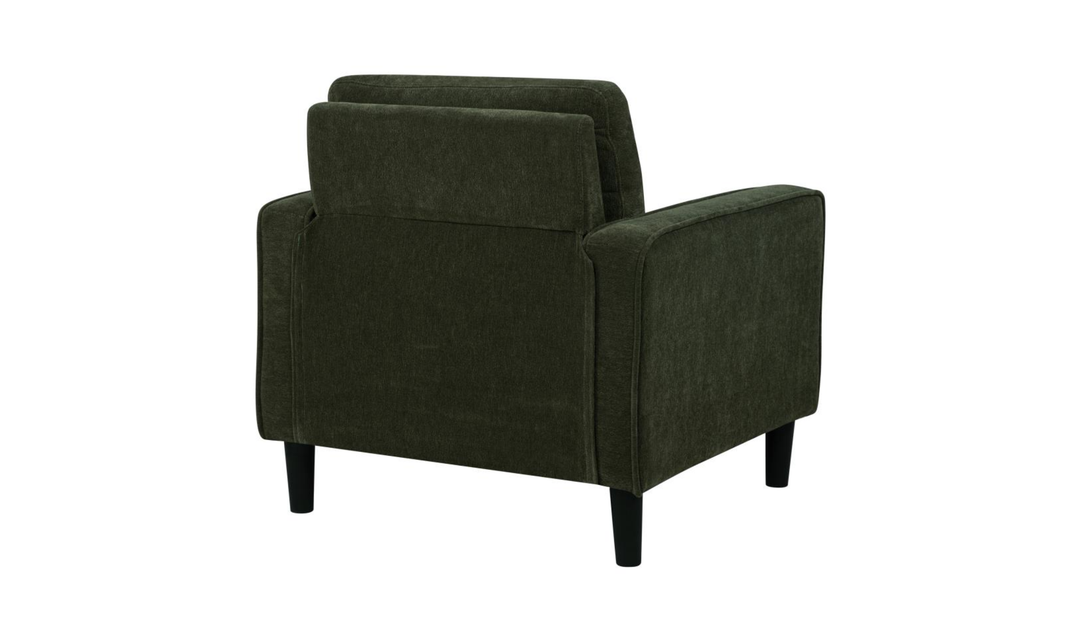 Modern Heritage Ruth Contempoary Accent Chair with Track Arms