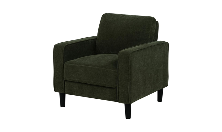 Modern Heritage Ruth Contempoary Accent Chair with Track Arms