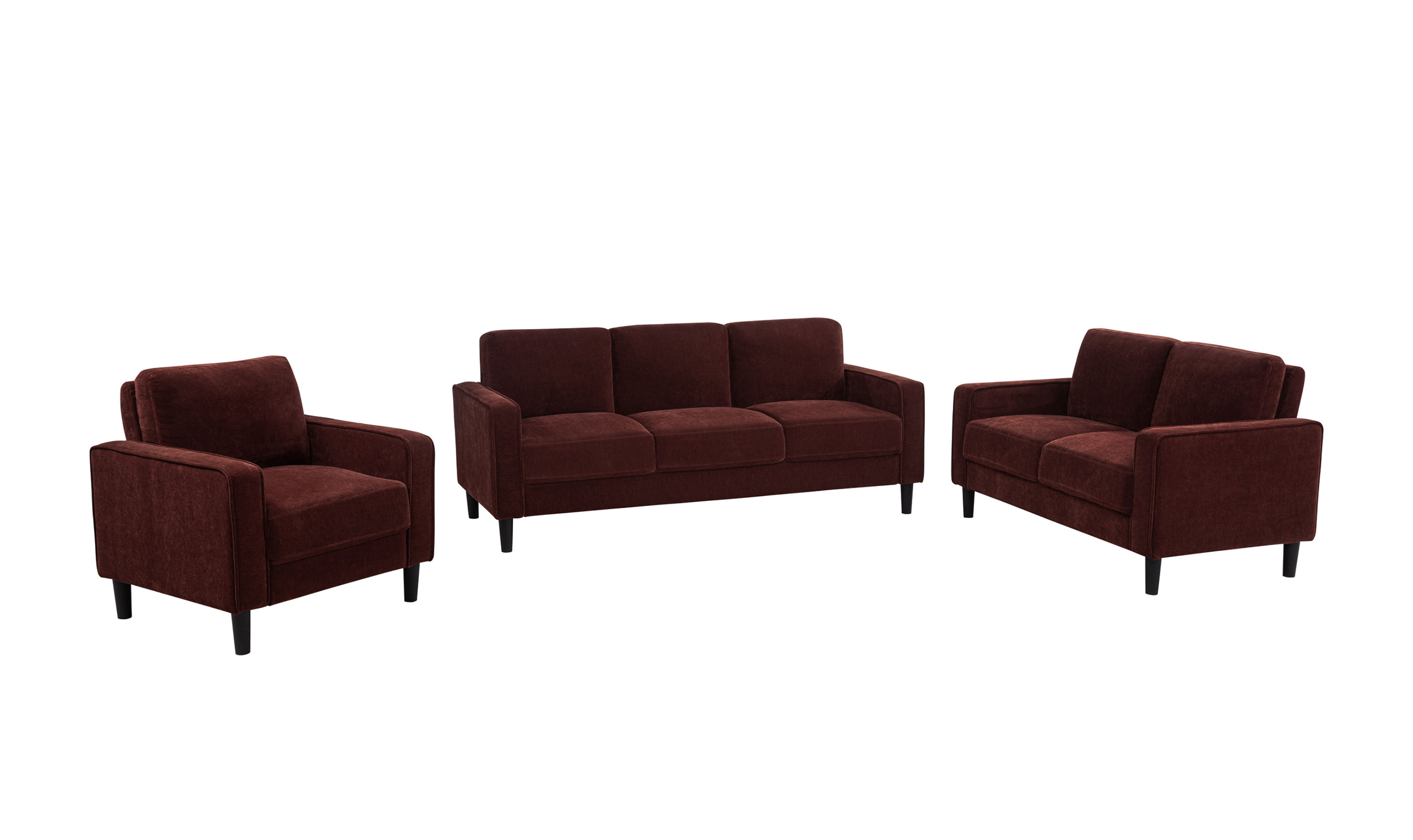 Modern Heritage Ruth Wooden Contemporary Living Room Set