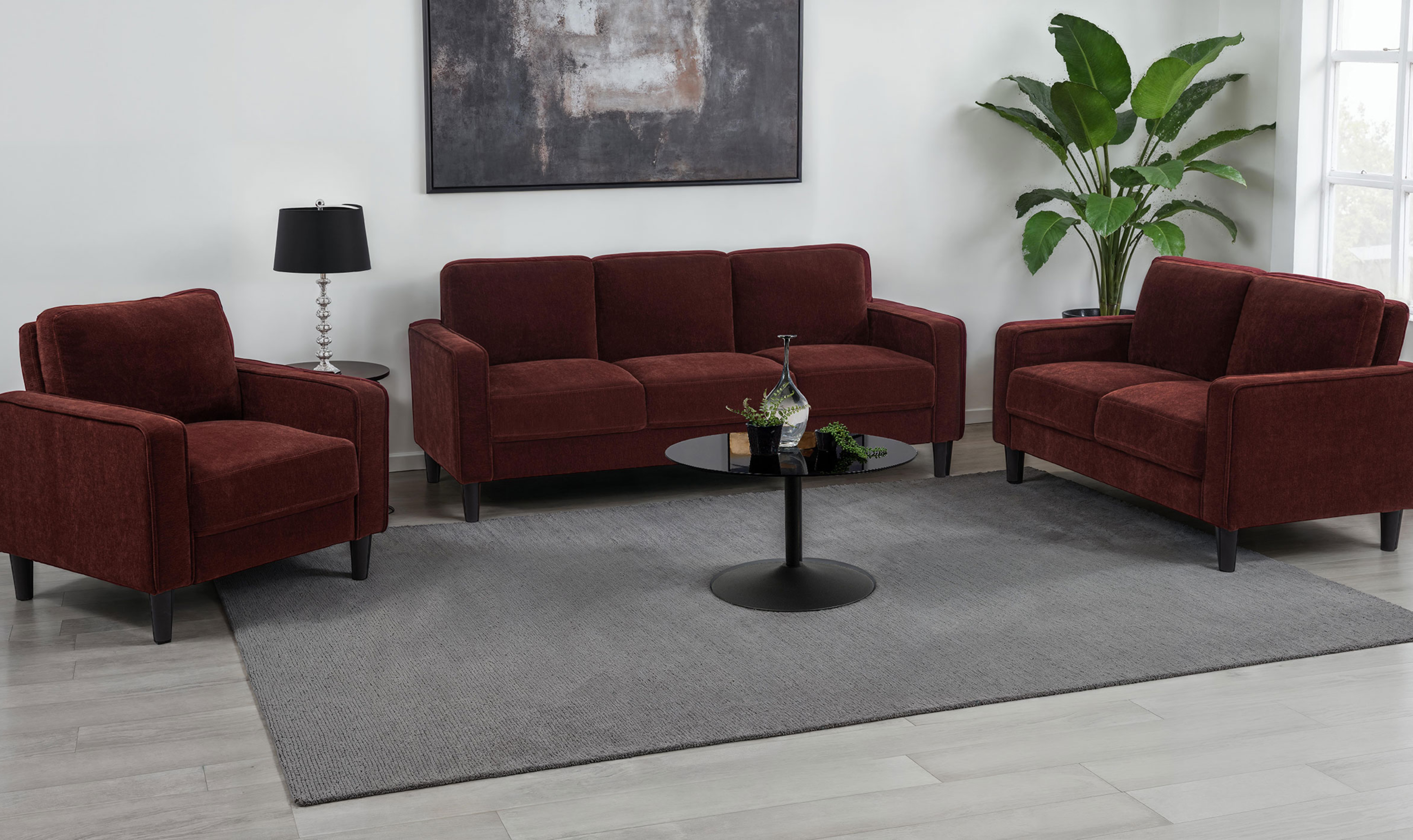 Modern Heritage Ruth Wooden Living Room Set 