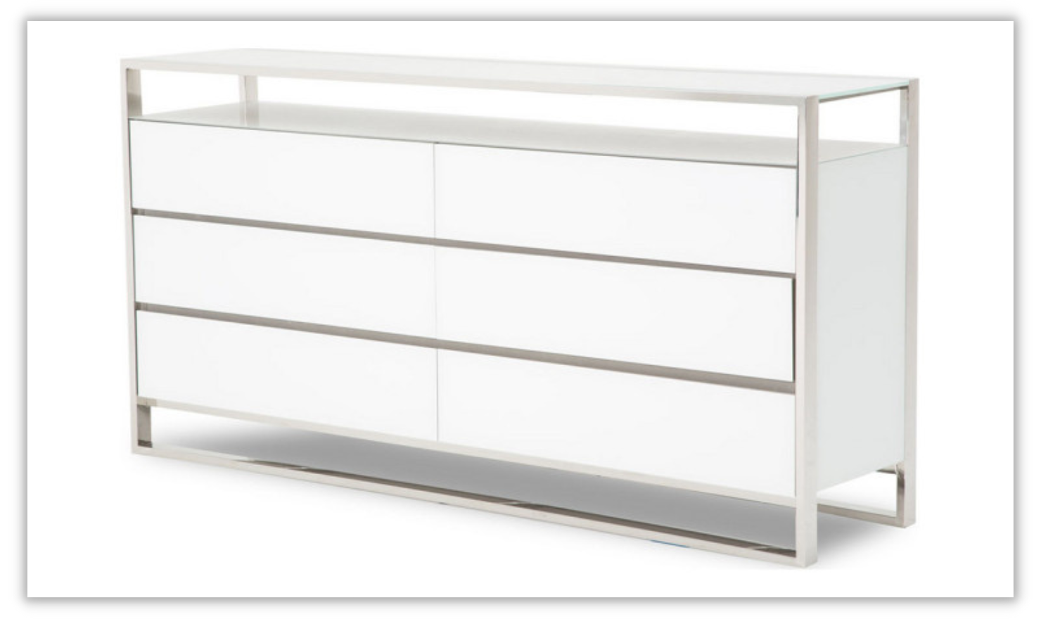 AICO State St. Metal Dresser