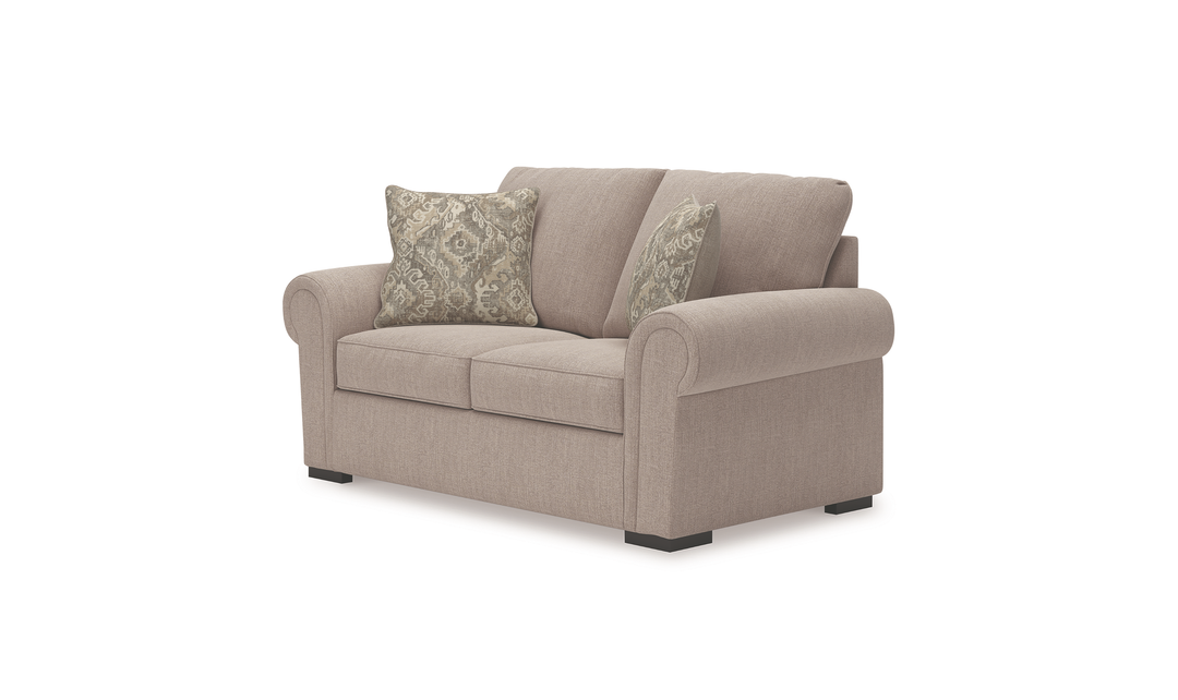 Modern Heritage Sararose Fabric Loveseat - Jennifer Furniture