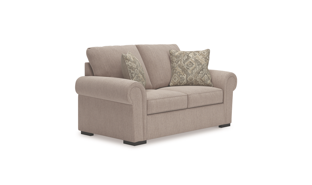 Modern Heritage Sararose Fabric Loveseat - Jennifer Furniture
