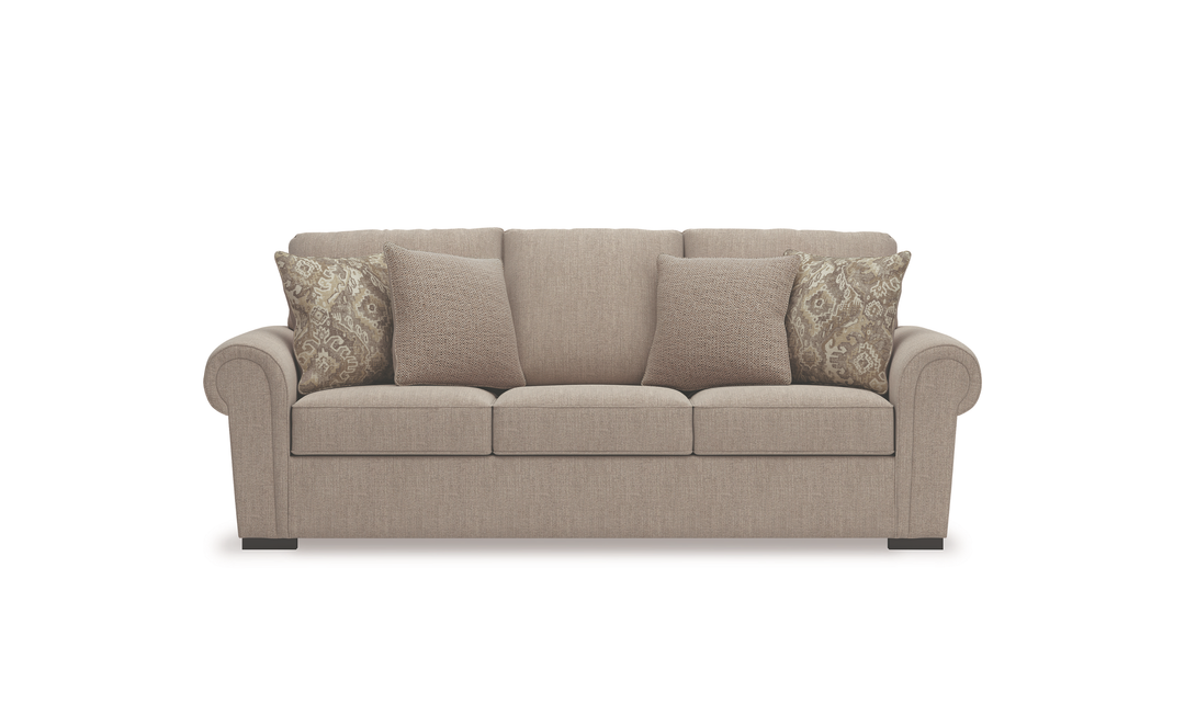 Modern Heritage Sararose 3-Seater Fabric Sofa - Jennifer Furniture