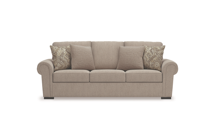 Modern Heritage Sararose 3-Seater Fabric Sofa - Jennifer Furniture