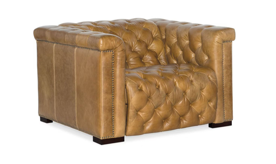 Hooker Furniture Savion Grandier Tufted Power Recliner Chair Hooker Furniture Savion Grandier Tufted Power Recliner Chair