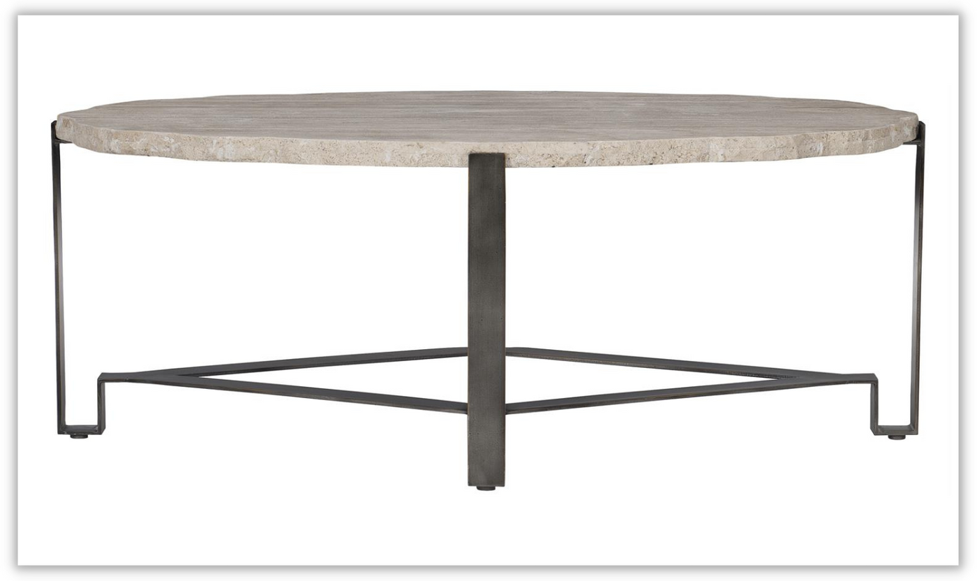 Bernhardt Sayers Oval Shaped Cocktail Table