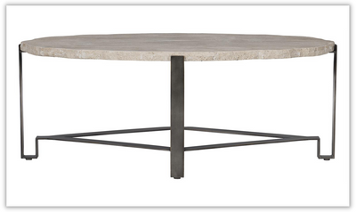 Bernhardt Sayers Oval Shaped Cocktail Table