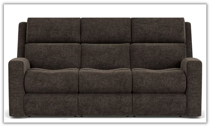 Flexsteel Score Power Reclining Sofa with Power Headrests & Lumbar