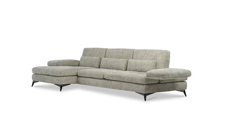Nicoletti Italia Serena Sectional Sofa With Adjustable Backrest & Armrest