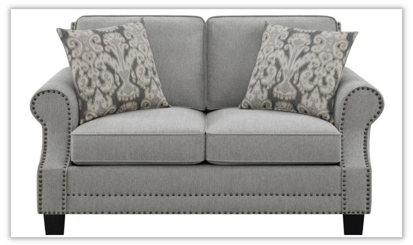 Sheldon Living room Set in Gray