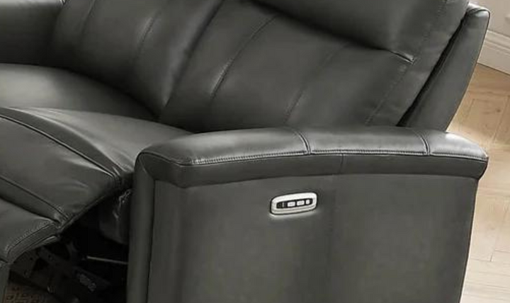 Hydeline Sherwood  Leather Zero Gravity Reclining Loveseat with Power Headrest
