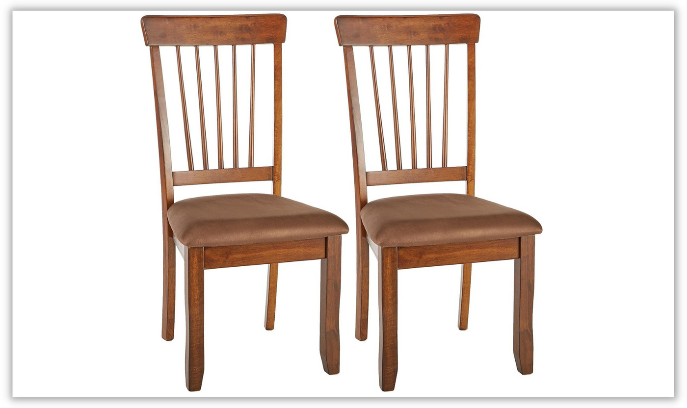 Berringer Wooden Dining Chair with Ladder Back (Set of 2)