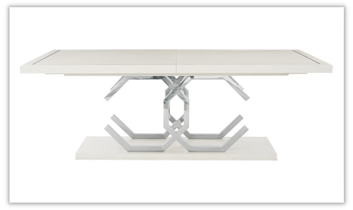 Bernhardt Silhouette Rectangular Dining Table with Adjustable Glides
