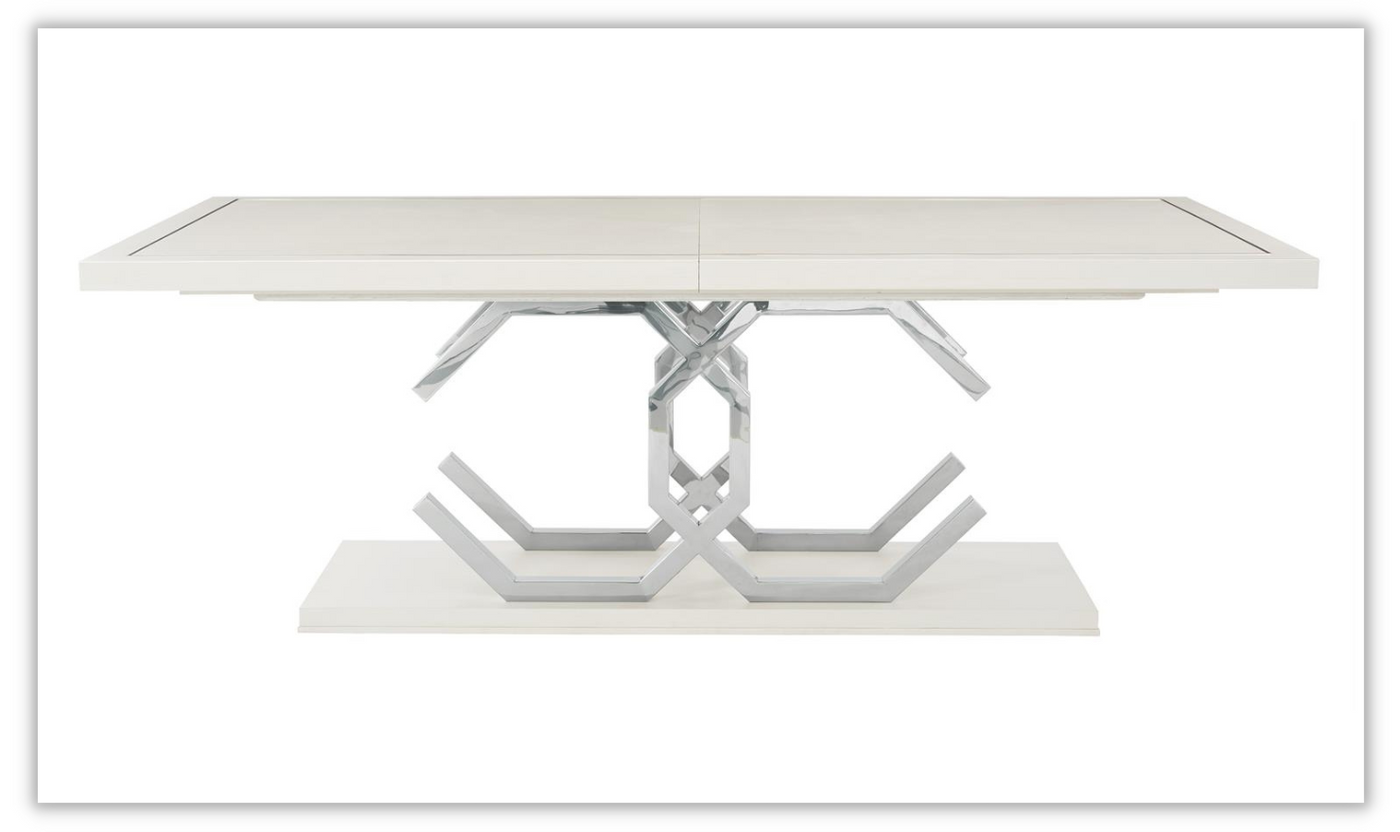 Silhouette Rectangular Dining Room Set with Adjustable Glides