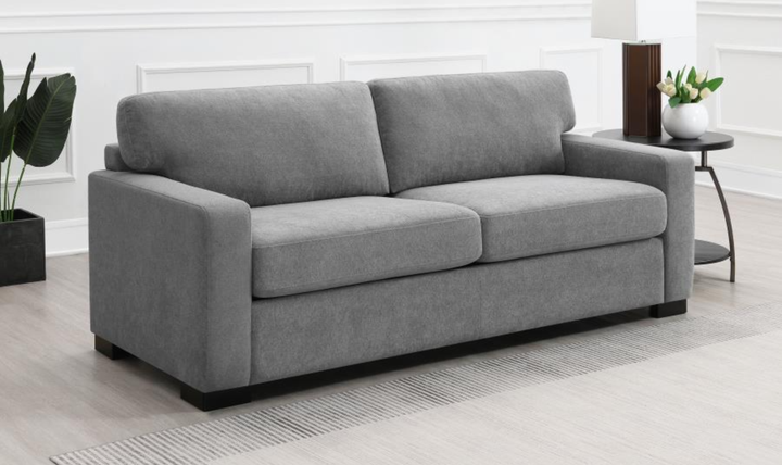 Modern Heritage Simpson Fabric Queen Sleeper Sofa with Queen Mattress