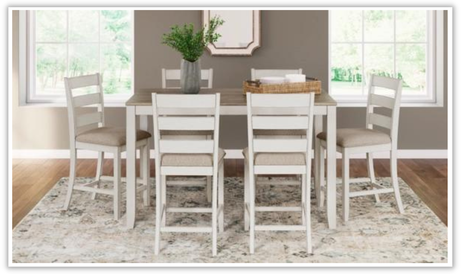 Skempton 7 Pieces Counter Height Dining Room Set
