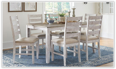 Skempton Dining Room Table and 6 Chairs (Set of 7)-Dining Sets-Jennifer Furniture