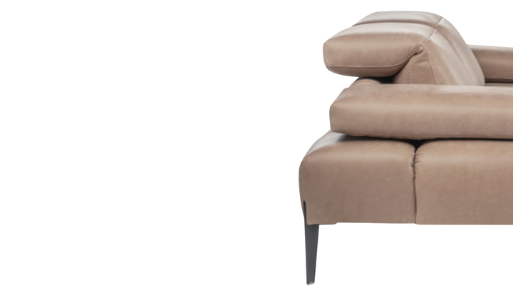 Calia Italia Skyline Modular Sectional Chaise With Adjustable Backrest & Armrests - Jennifer Furniture