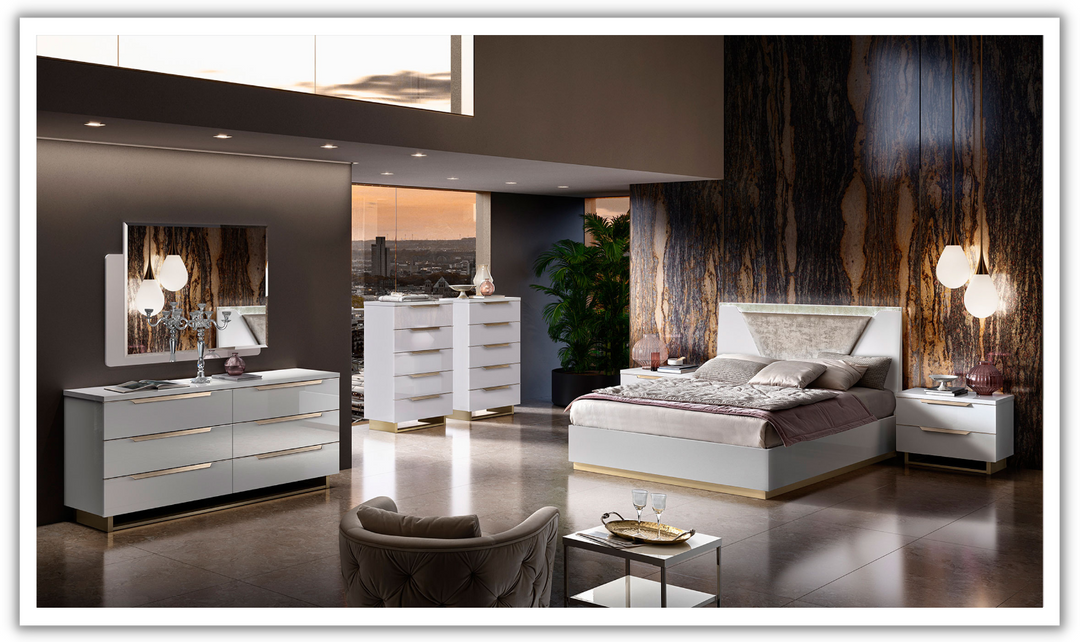 modern bedroom furniture sets with dressing table 43" Dressing Table Set with Mirrored Drawers and Stool - Bed Bath & Beyond