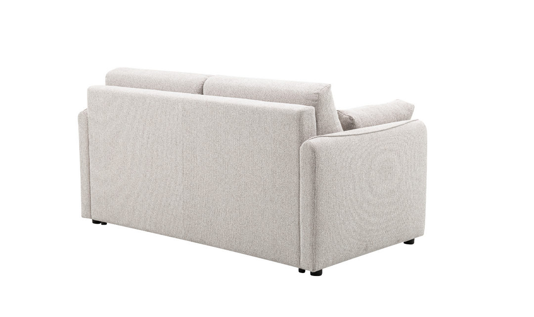 Jennifer Smart Gray Queen Sleeper Sofa With Memory Foam Mattress