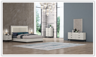 Bella Premium White Wooden Dresser with 6 Drawers