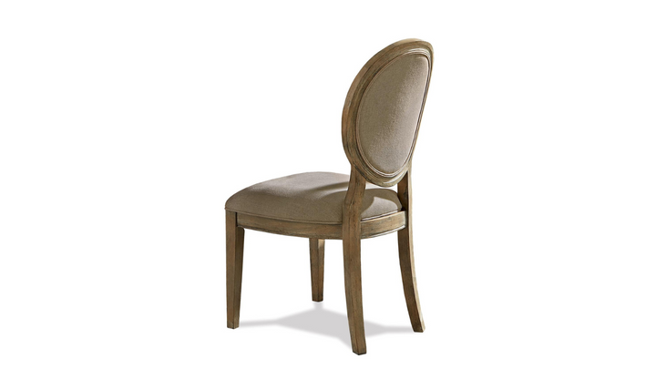 Riverside Furniture Sonora Rustic Upholstered Oval Back Dining Side Chair