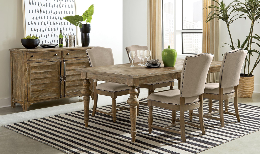 Sonora Expandable Dining Table Set in Snowy Desert-jennifer furniture