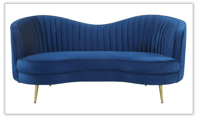 Sophia Velvet Upholstered Living Room Set