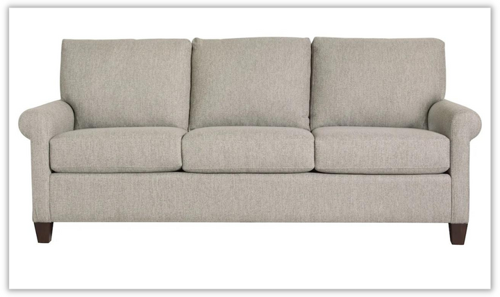 Bassett Spencer Casual Sofa with Rolled Arms