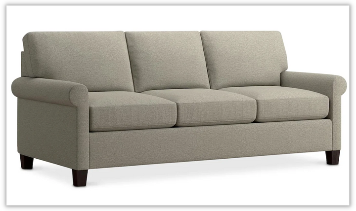 Bassett Spencer Casual Sofa with Rolled Arms