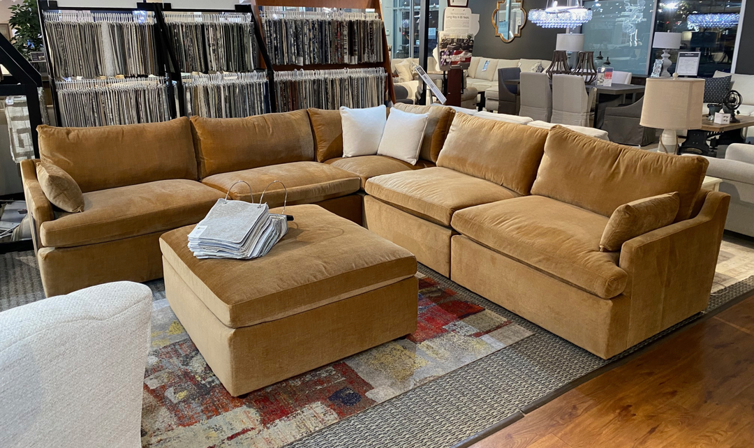 Stone and Leigh Nova 5-Piece Fabric Sectional Sofa-jennifer furniture