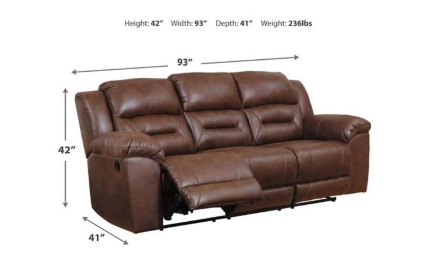 Modern Heritage Stoneland Power Reclining Leather Living Room Set