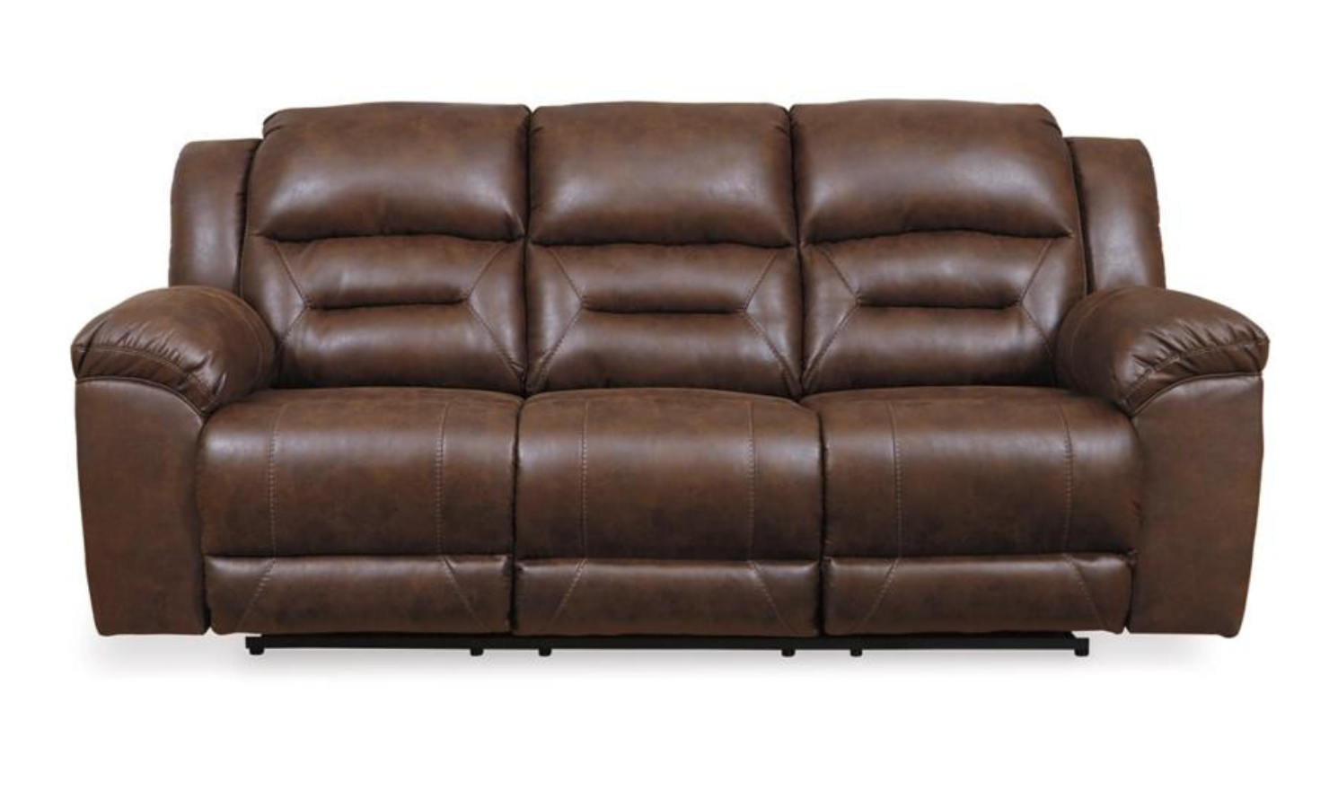 Modern Heritage Stoneland Power Reclining Leather Sofa