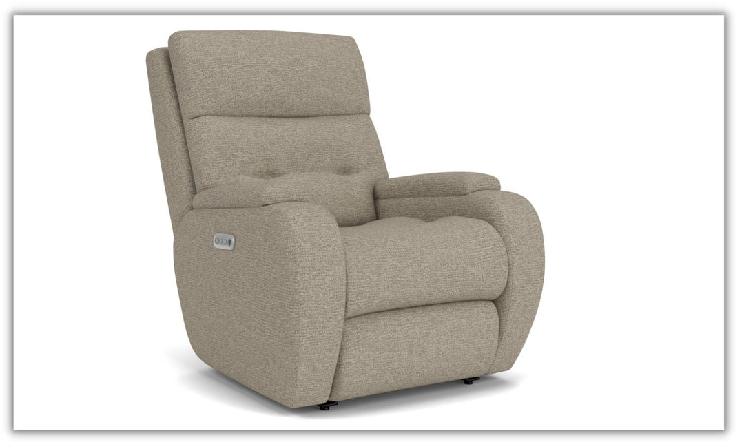 Strait Power Reclining Living Room Set with Power Headrests