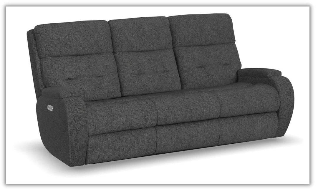 Strait Power Reclining Living Room Set with Power Headrests