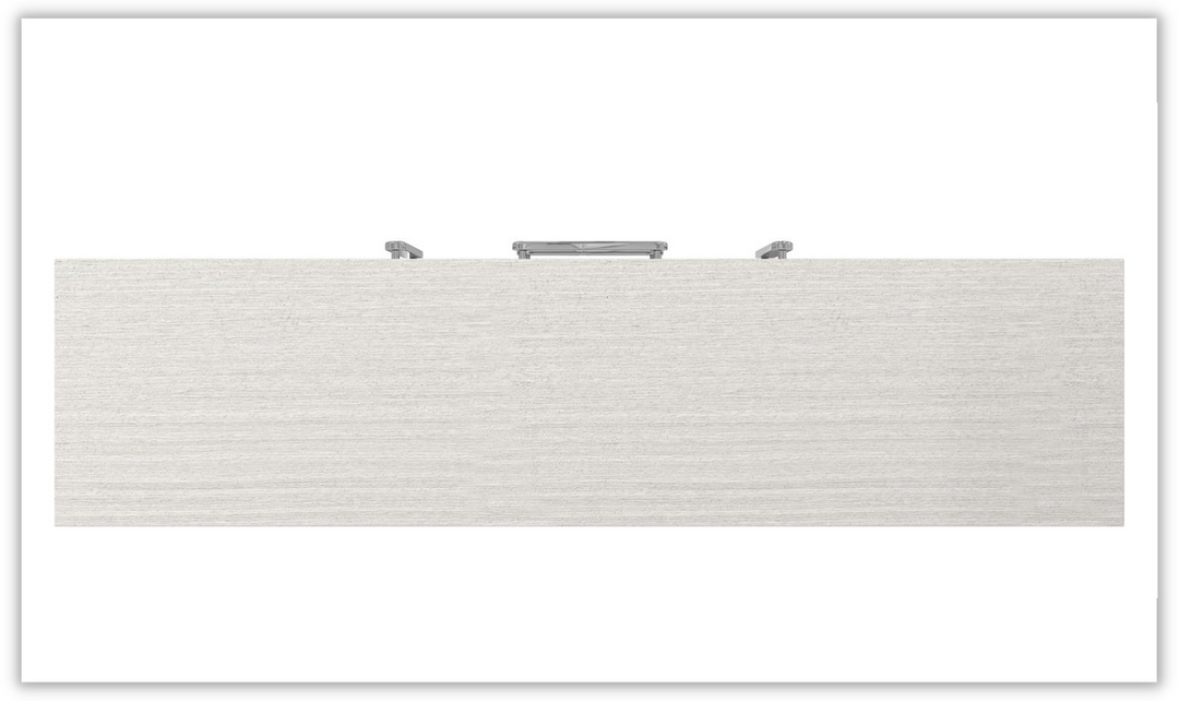 Stratum White 4-Drawer Wooden Buffet with Adjustable Glides