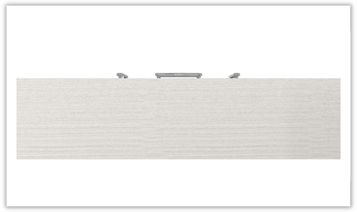 Stratum White 4-Drawer Wooden Buffet with Adjustable Glides
