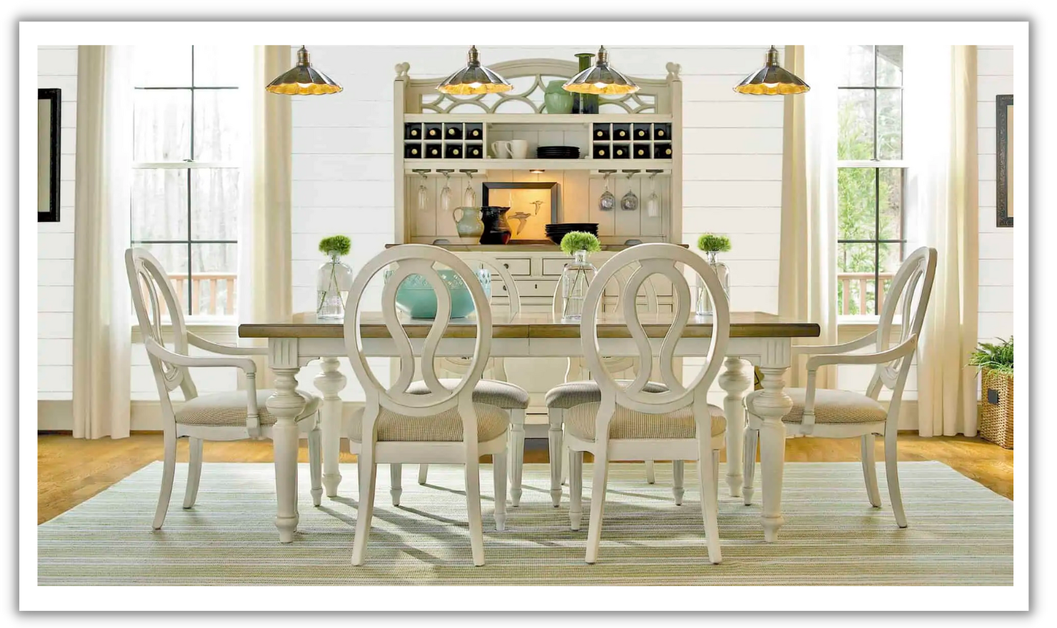 Summer Hill Rectangular Dining Table- jennifer furniture