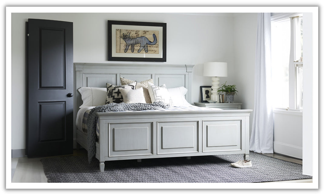 Summer Hill Storage Bedroom Set - Grey