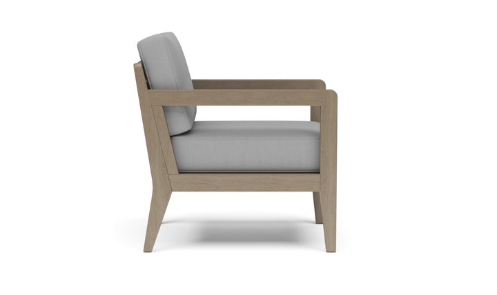 Sustain Outdoor Gray Wooden Lounge Armchair by Homestyles