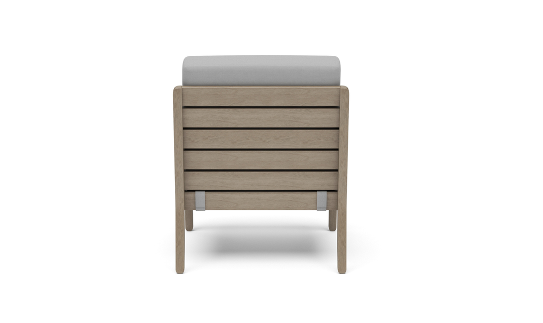 Sustain Outdoor Gray Wooden Lounge Armchair by Homestyles