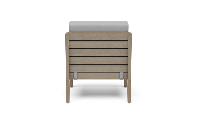 Sustain Outdoor Gray Wooden Lounge Armchair by Homestyles