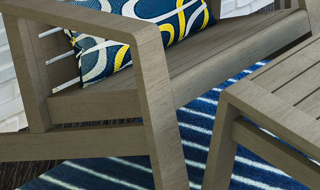 Sustain Outdoor Lounge Wooden Chair